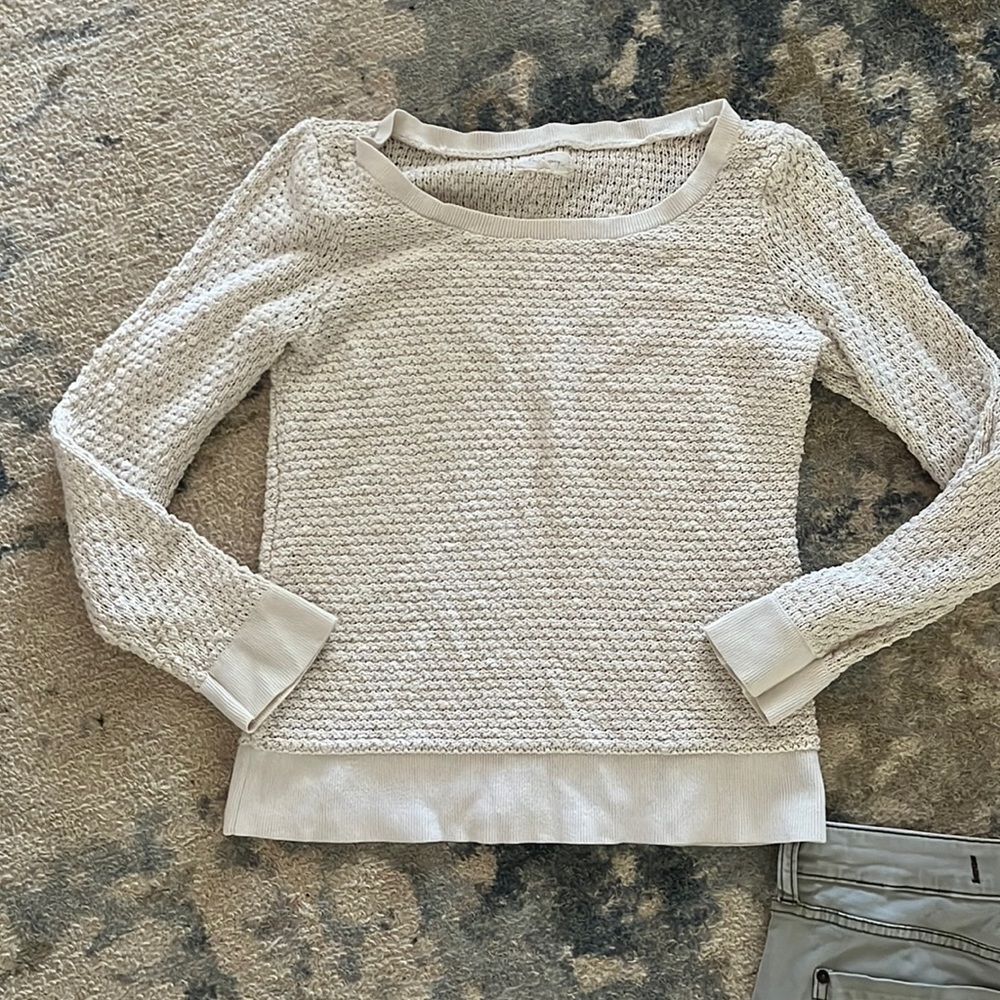 Anthropologie Lou and Grey Knit Pullover